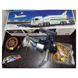 Hess Truck, Fishing Reel, Etc