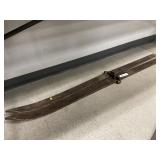 Pair of Primitive Wooden Skis