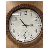 Wicker Battery Operated Clock