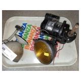 Vintage Automotive Lights and Motor