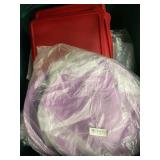 Assorted New and Used Tupperware