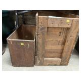 2 Early Wooden Shipping Boxes