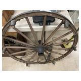 Wagon Wheel Hanging Light