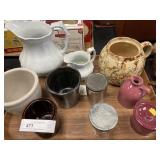 Ironstone China, Sponge Decorated Canister