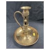 Brass Push Up Candlestick Holder