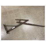 Primitive Wrought Iron Kettle Trammel