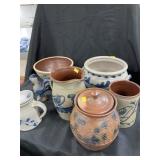 Contemporary Slip Decorated Salt Glazed Pottery