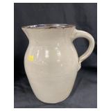 Stoneware Water Pitcher