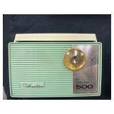 Silver Tone Battery Powered Portable Radio