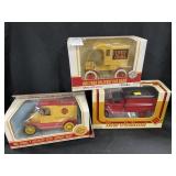 3 Diecast New Holland Trucks
