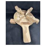 Handcrafted Wooden Feeding Chickens