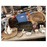 Woven Baskets, Magazine Rack, Waste Can