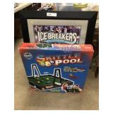 Skittle Pull and Framed Advertisement