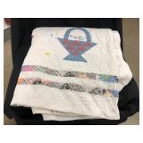 Vintage Signed and Dated Quilt