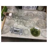 Cake Stand, Pattern Glass, New Holland Tumblers