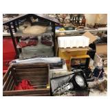 Figurines, Seasonal Decor, Shelf, Camera