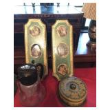 2 Wood Decor. Wall Hanging Pictures