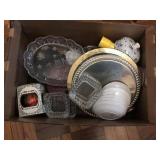 Silver Plate, Decorative Glass, Home Decor, Etc.