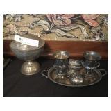 Ornate Metalware Covered Container