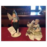 Lefton Figurine and Schaller Family Santa Claus