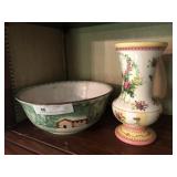 Laura Ashley Vase and R.H. Macy