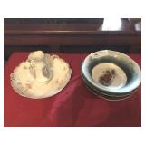 Decorative Plate and Bowls