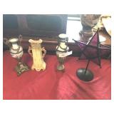 3 Vases and Pedestal Star