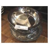 6 Various Silver Plate Bowls and Platters