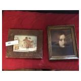 Arlene Fisher Oil On Board, Framed Print of Woman