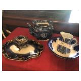 5 Pieces of Blue Porcelain China