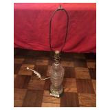 Decorative Glass Electrified Table Lamp