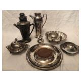 8 Silver Plate Items