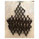 Vintage Wooden Shelf Magazine Rack