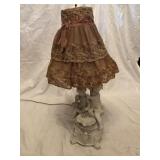 Vintage Cherub Table Lamp