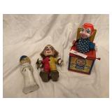 Plaster Sailor, Clown, Jack-In-The-Box