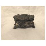 Early Trinket Boxes and Porcelain Bookends