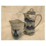 Chocolate Pot and Pitcher
