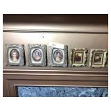 5 Miniature Portrait Prints
