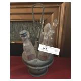 Early Cruets and Caddy