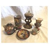 6 Pieces of Oriental Style Decorative Porcelain