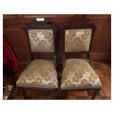 2 Matching Upholstered Side Chairs