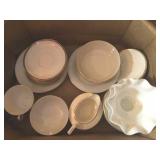 Bavarian Gold Rimmed & Misc Gold Rimmed Dinnerware