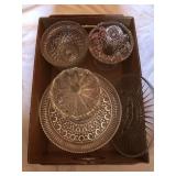 Cake Plate, Covered Dishes and Misc. Glassware