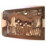 45+ pcs Silver plate Flatware