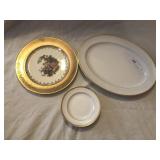 7 pcs of Tiffany and Co. Gold Rimmed China