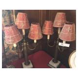 2 Matching Candelabra Style Table Lamps