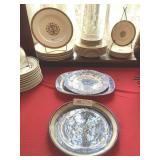 27 pcs. of Gold Rimmed and Misc. Blue China