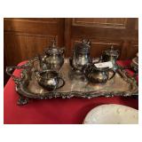 Rogers, Webster and Other Silver plate Tea Sets