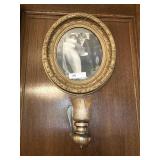 Vintage Oval Gilded Frame