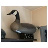 Contemporary Goose Decoy with Paper Label